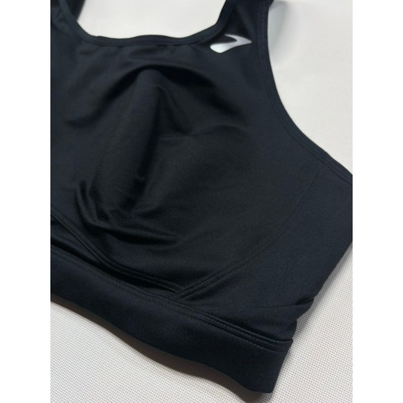 Brooks Other - Brooks High Impact Sports Bra 38E Black Full Bust Supportive Running Bra